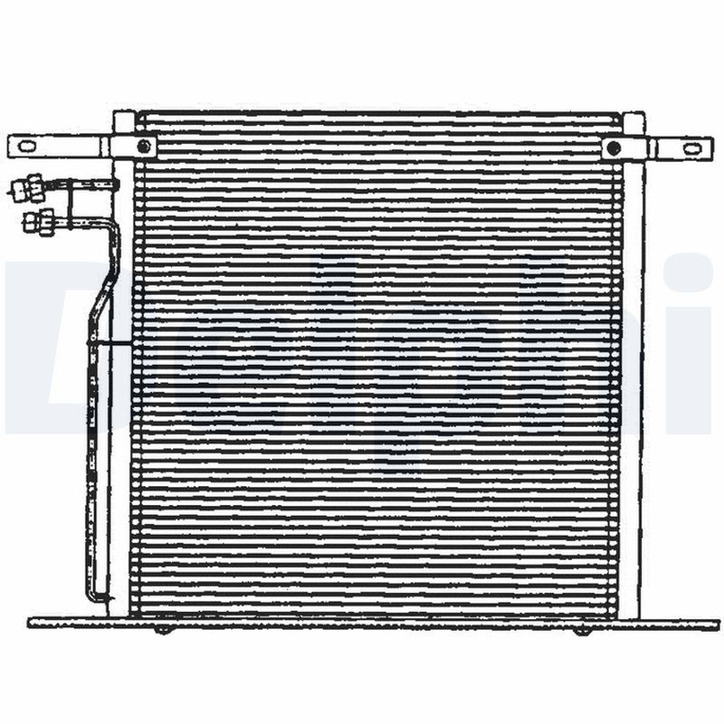 DELPHI TSP0225126 Condenser, air conditioning