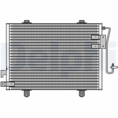 Condenser, air conditioning DELPHI TSP0225131