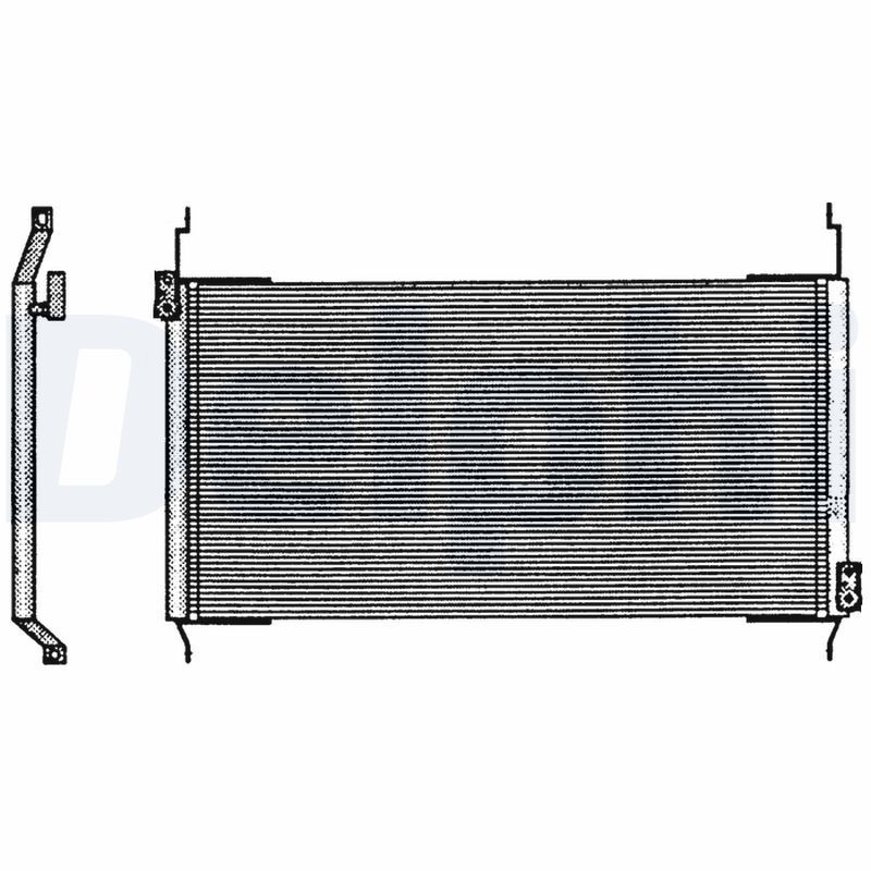 DELPHI TSP0225160 Condenser, air conditioning