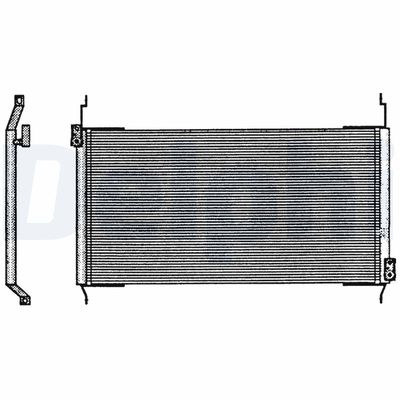 Condenser, air conditioning DELPHI TSP0225160