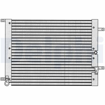 Condenser, air conditioning DELPHI TSP0225191
