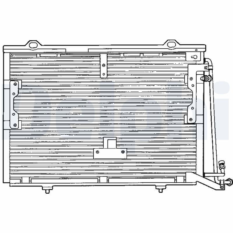 DELPHI TSP0225193 Condenser, air conditioning