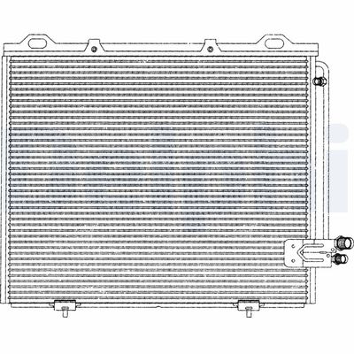 Condenser, air conditioning DELPHI TSP0225194
