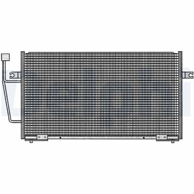 Condenser, air conditioning DELPHI TSP0225204
