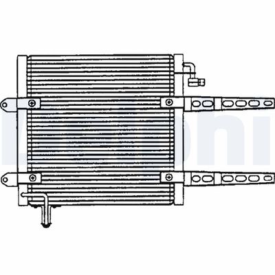 Condenser, air conditioning DELPHI TSP0225205