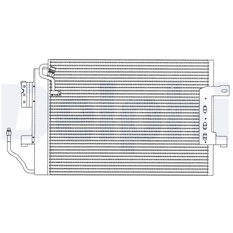 DELPHI TSP0225210 Condenser, air conditioning