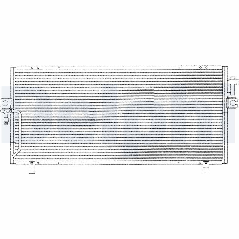 DELPHI TSP0225211 Condenser, air conditioning