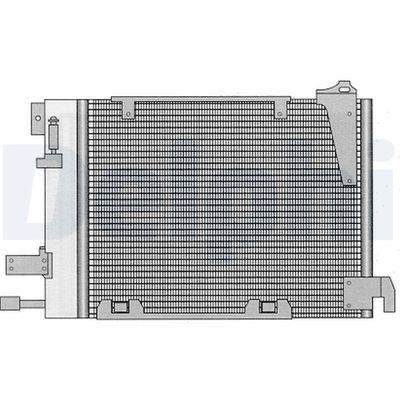 Condenser, air conditioning DELPHI TSP0225221