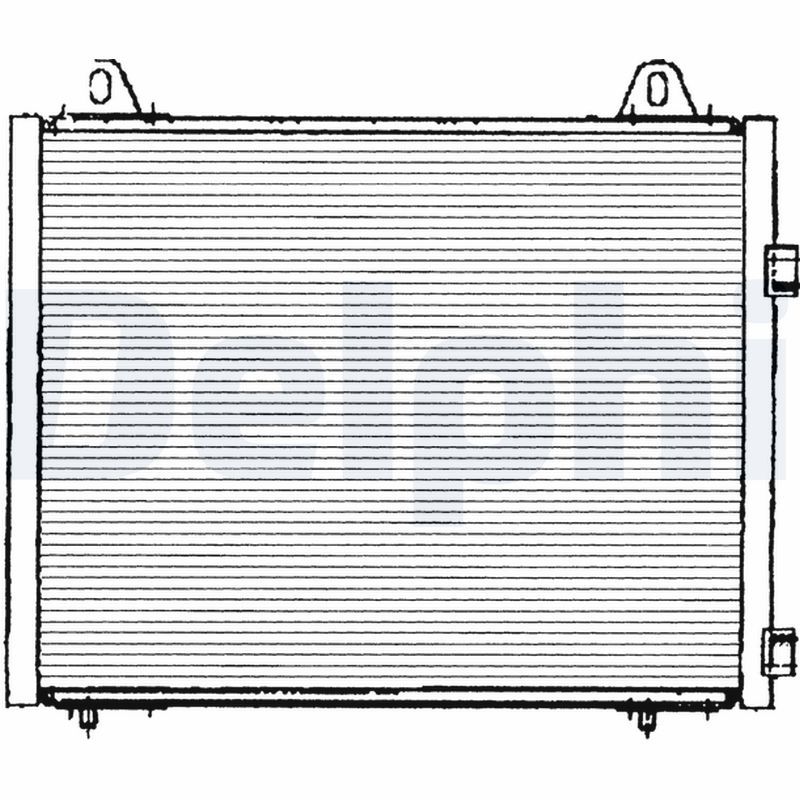DELPHI TSP0225222 Condenser, air conditioning
