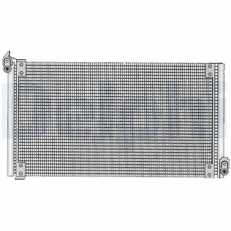DELPHI TSP0225258 Condenser, air conditioning