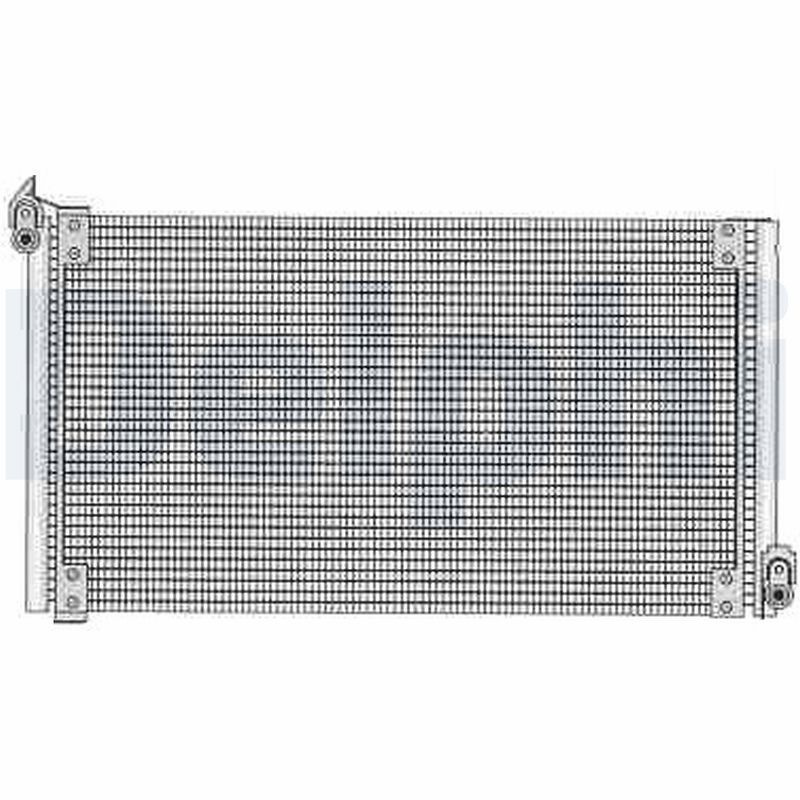 DELPHI TSP0225259 Condenser, air conditioning