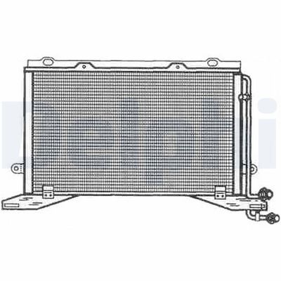Condenser, air conditioning DELPHI TSP0225330