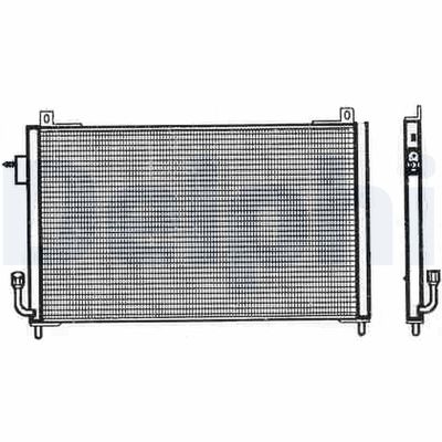 Condenser, air conditioning DELPHI TSP0225357