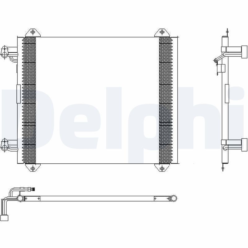 DELPHI TSP0225407 Condenser, air conditioning