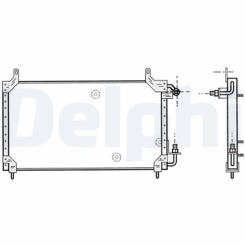 DELPHI TSP0225413 Condenser, air conditioning
