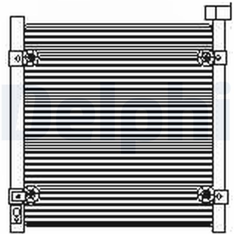 DELPHI TSP0225422 Condenser, air conditioning