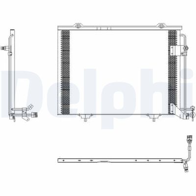 Condenser, air conditioning DELPHI TSP0225432