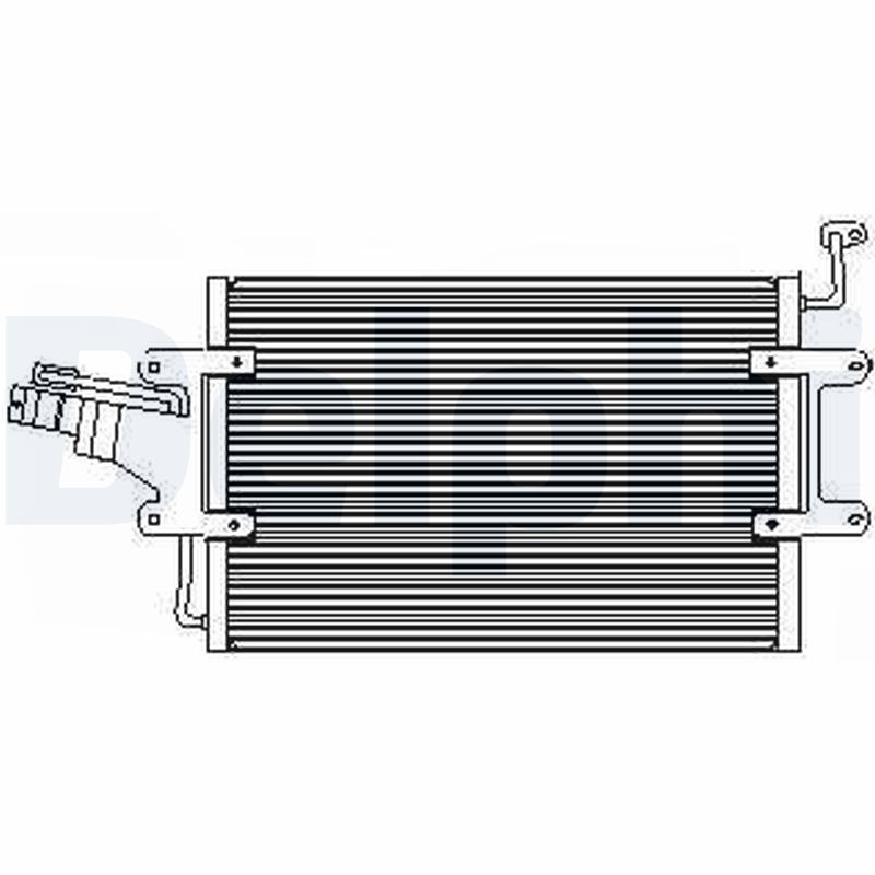 DELPHI TSP0225446 Condenser, air conditioning
