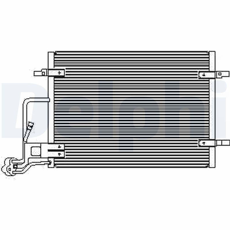 DELPHI TSP0225453 Condenser, air conditioning
