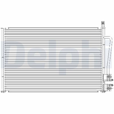 Condenser, air conditioning DELPHI TSP0225459