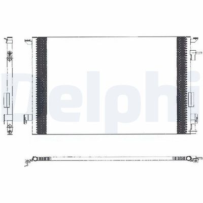 Condenser, air conditioning DELPHI TSP0225463