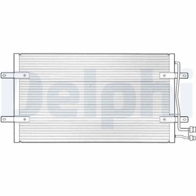 Condenser, air conditioning DELPHI TSP0225471