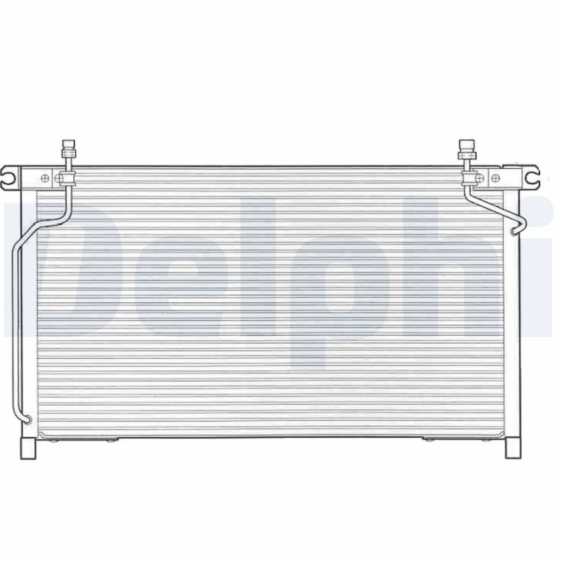 DELPHI TSP0225472 Condenser, air conditioning