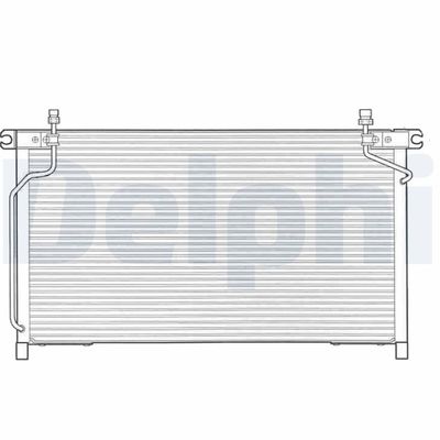 Condenser, air conditioning DELPHI TSP0225472