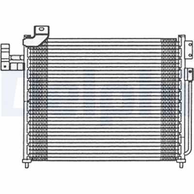 Condenser, air conditioning DELPHI TSP0225475