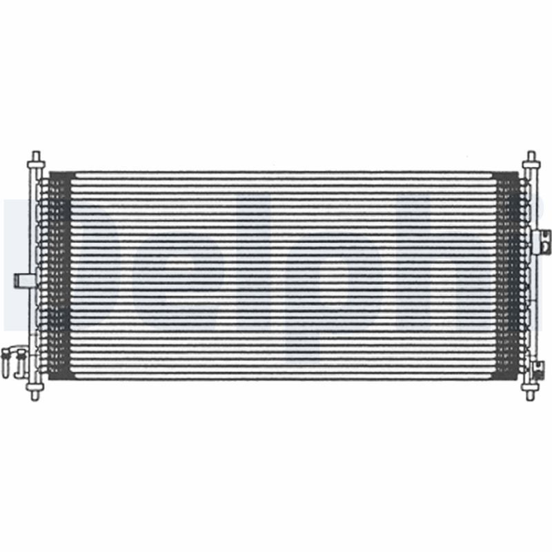 DELPHI TSP0225476 Condenser, air conditioning