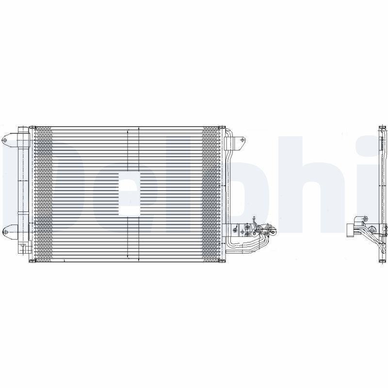 DELPHI TSP0225482 Condenser, air conditioning