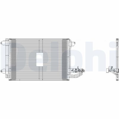 Condenser, air conditioning DELPHI TSP0225482