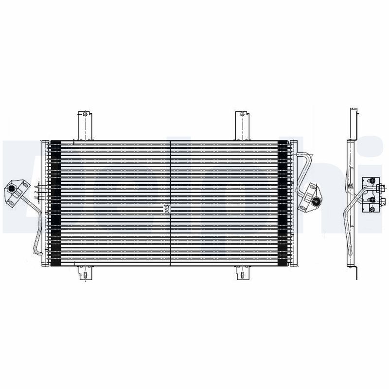 DELPHI TSP0225535 Condenser, air conditioning