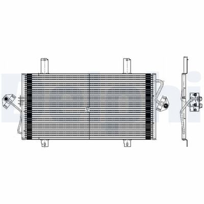 Condenser, air conditioning DELPHI TSP0225535