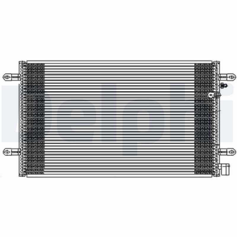 DELPHI TSP0225591 Condenser, air conditioning