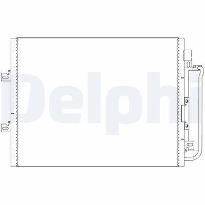Condenser, air conditioning DELPHI TSP0225592
