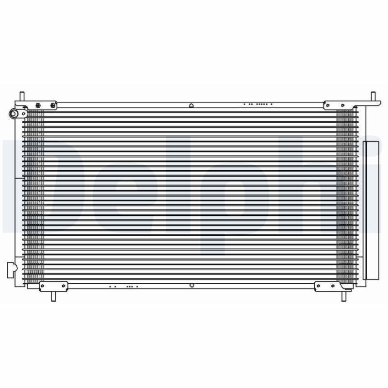 DELPHI TSP0225596 Condenser, air conditioning