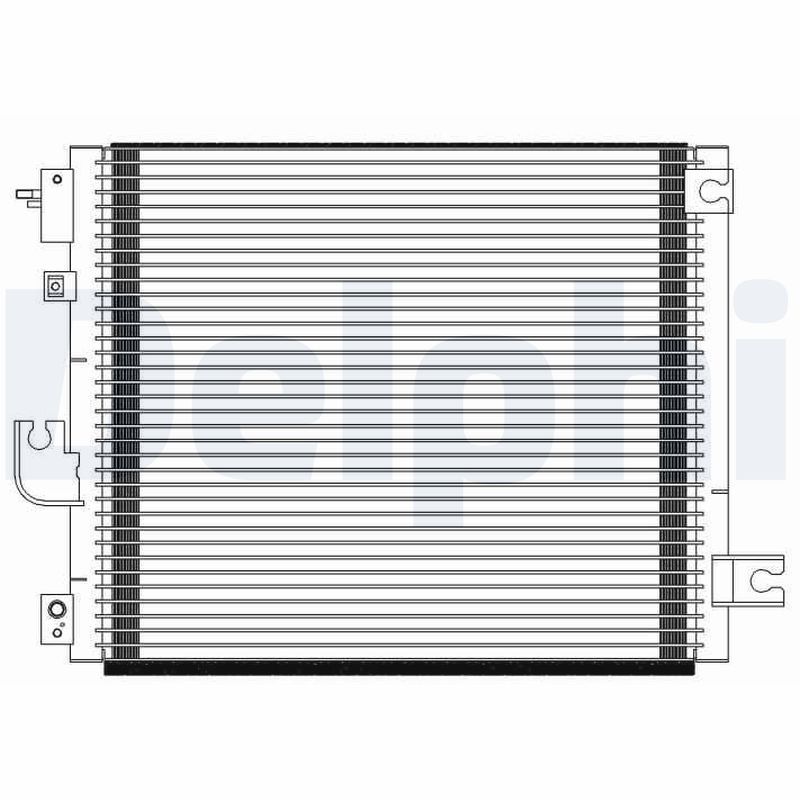 DELPHI TSP0225599 Condenser, air conditioning