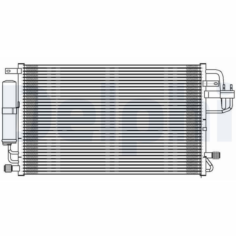 DELPHI TSP0225600 Condenser, air conditioning