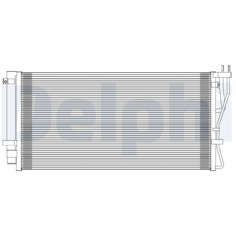 DELPHI TSP0225604 Condenser, air conditioning