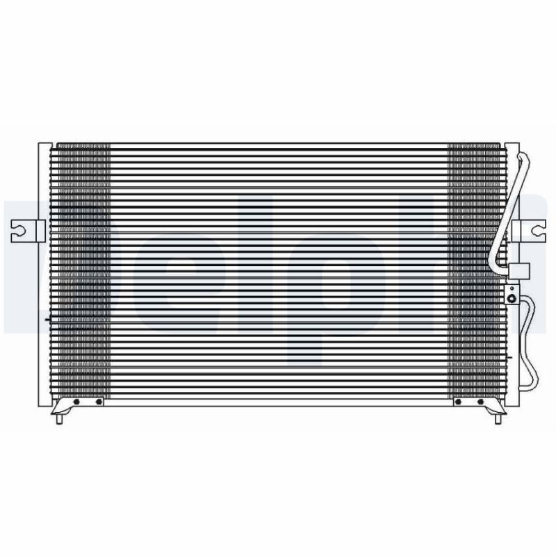 DELPHI TSP0225608 Condenser, air conditioning