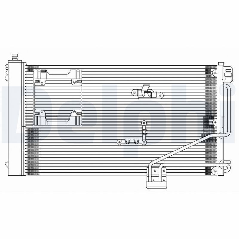 DELPHI TSP0225610 Condenser, air conditioning