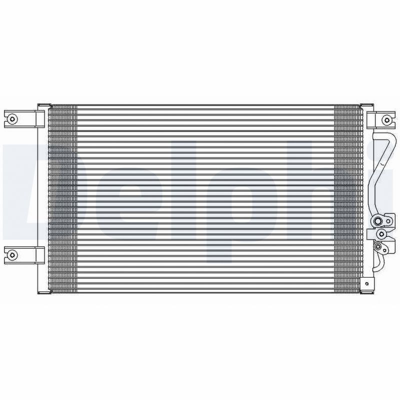 DELPHI TSP0225613 Condenser, air conditioning