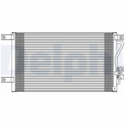 Condenser, air conditioning DELPHI TSP0225613