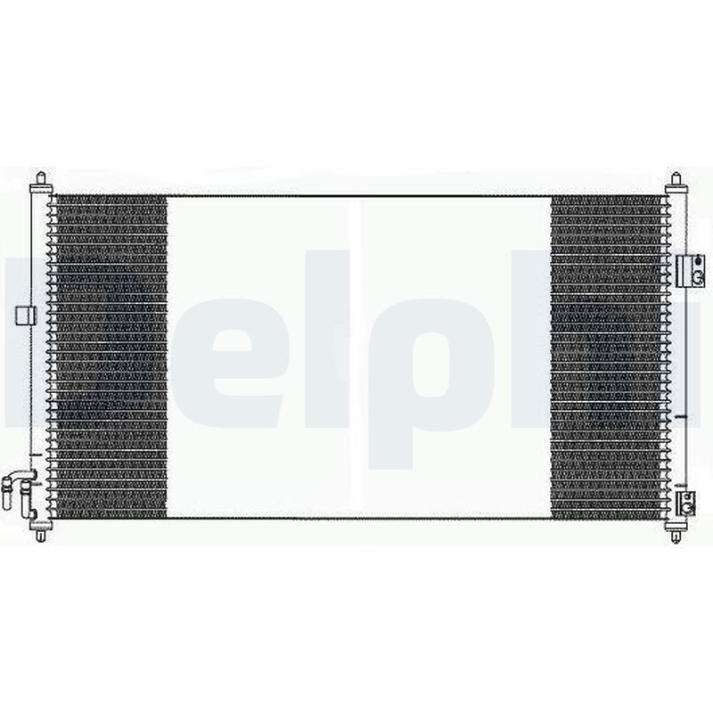 DELPHI TSP0225615 Condenser, air conditioning