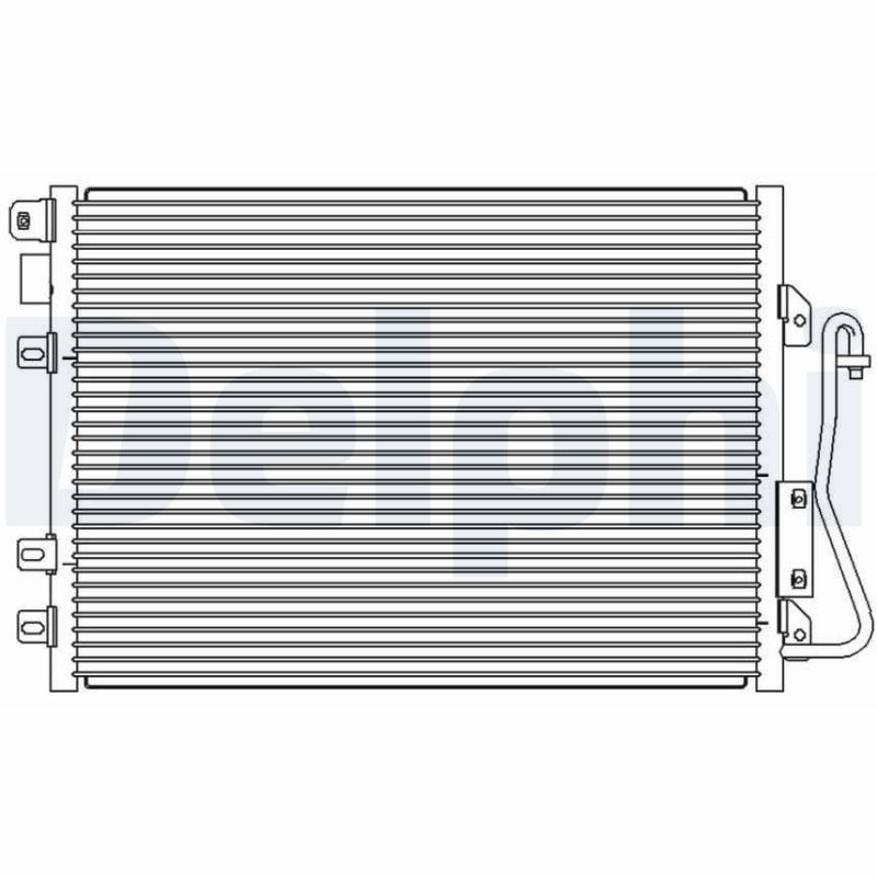 DELPHI TSP0225620 Condenser, air conditioning