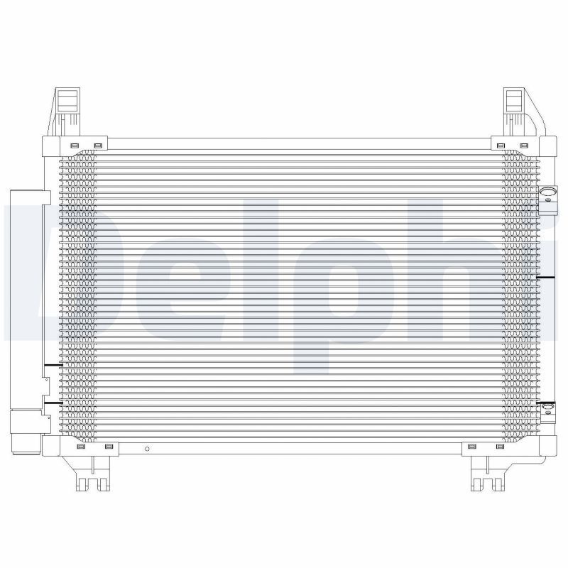 DELPHI TSP0225624 Condenser, air conditioning