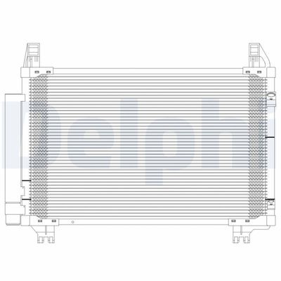 Condenser, air conditioning DELPHI TSP0225624