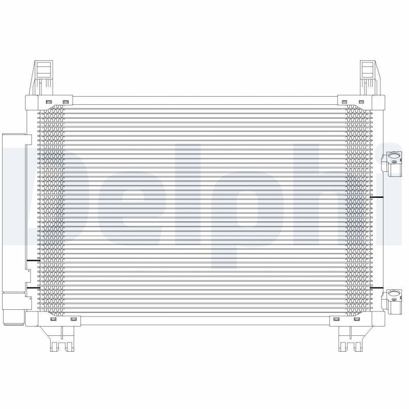 DELPHI TSP0225625 Condenser, air conditioning