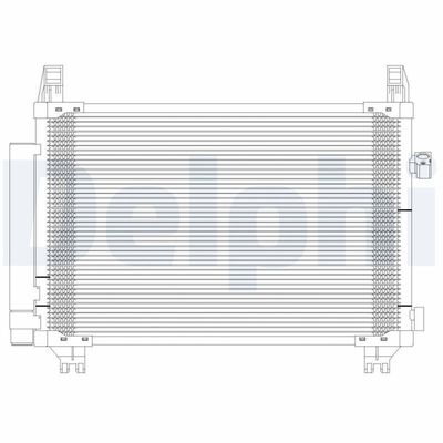 Condenser, air conditioning DELPHI TSP0225626